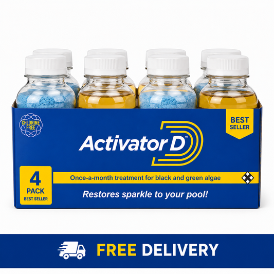 Activator D 4-Pack Algae Treatment for Swimming Pools