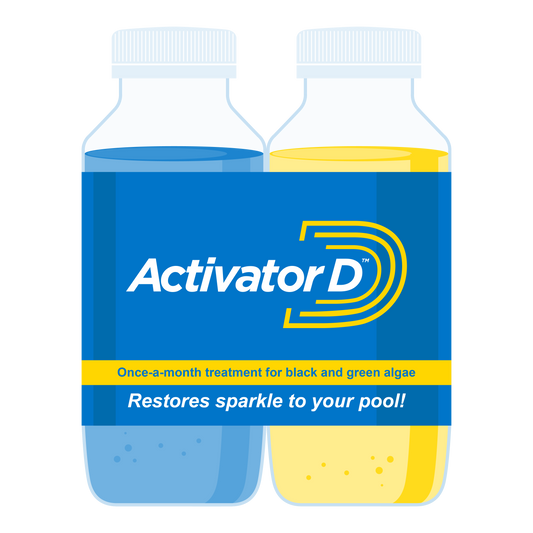 Activator D black and green algae treatment for swimming pools in South Africa